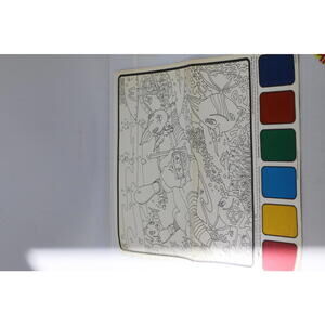 Vintage 1988 McDonald’s Canada Water Paint Placemat Unused